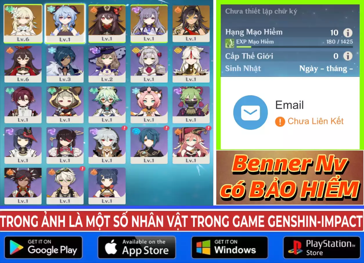 Ảnh acc Genshin