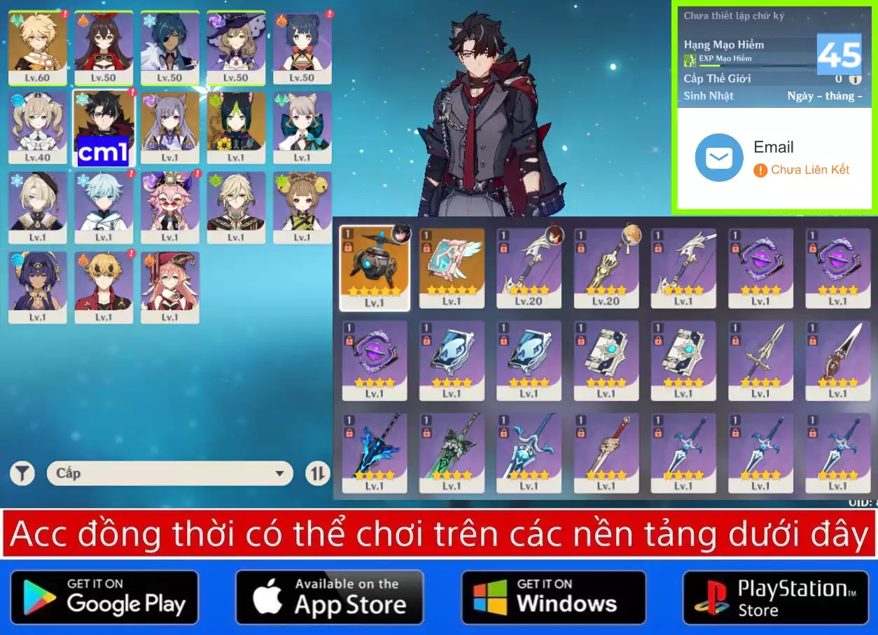 Ảnh acc Genshin