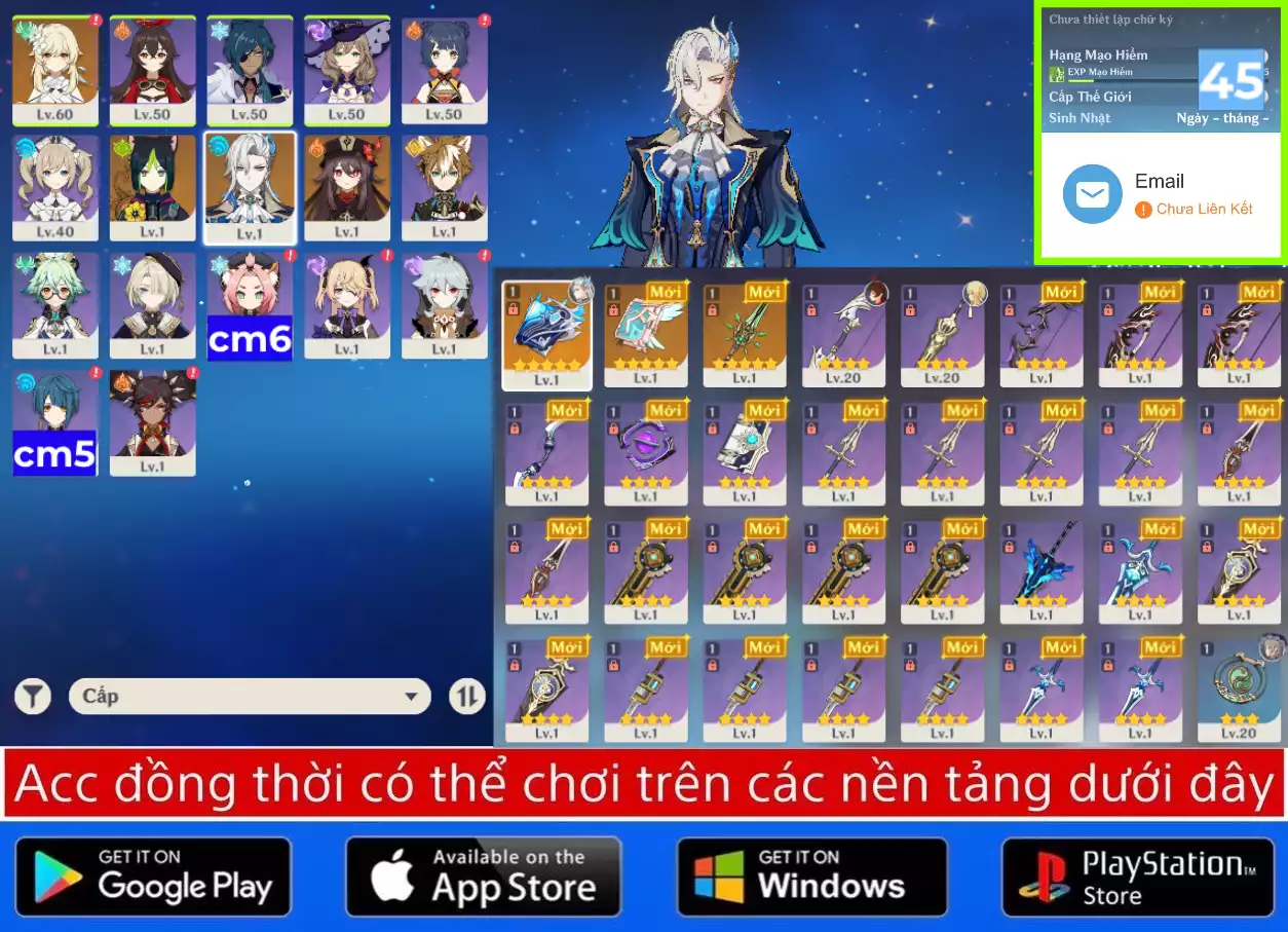 Ảnh acc Genshin