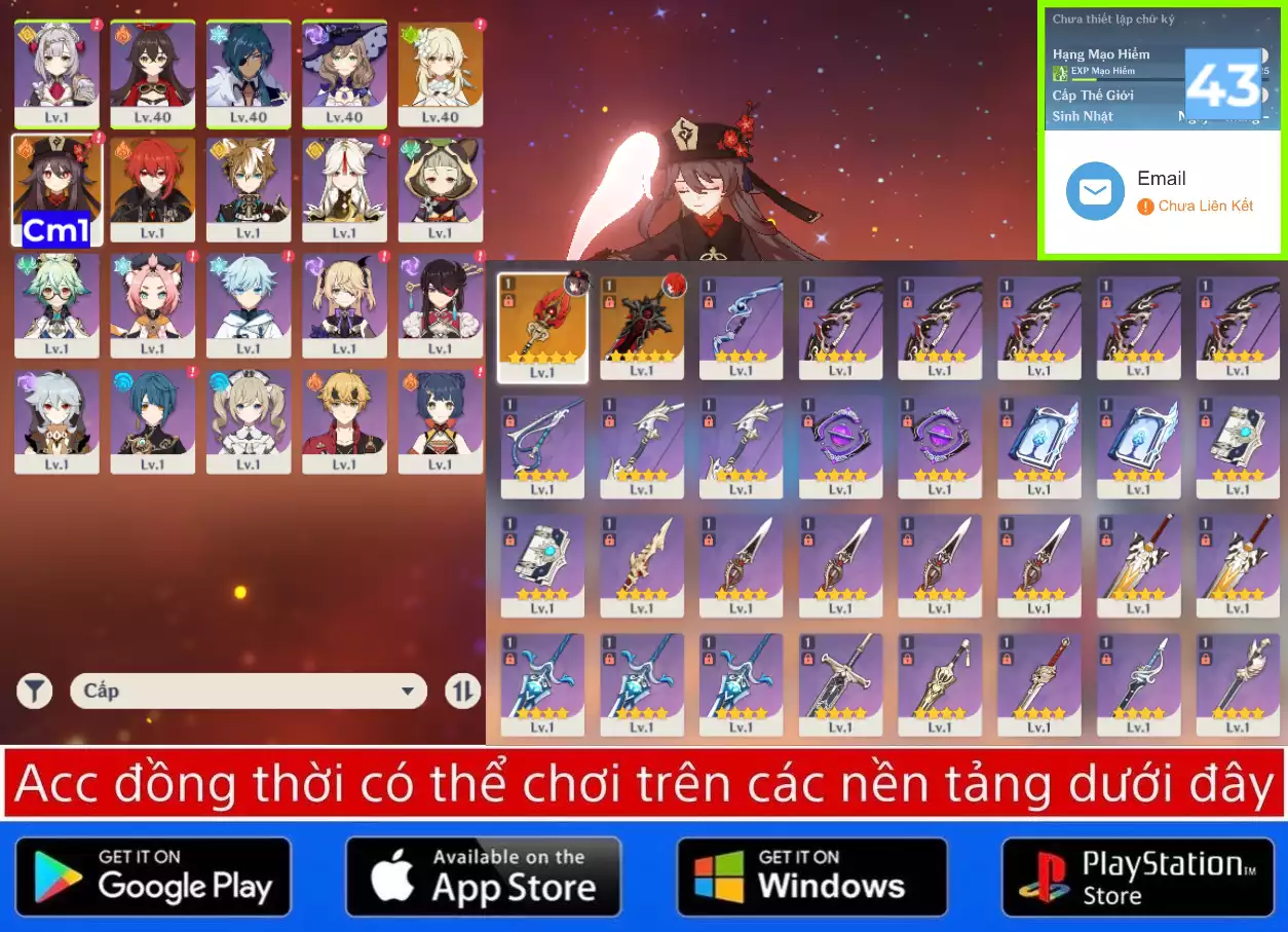 Ảnh acc Genshin