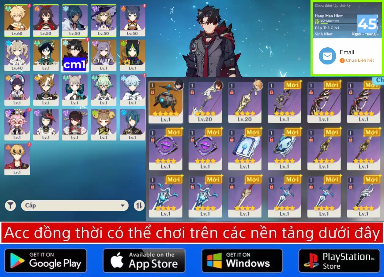 Ảnh acc Genshin